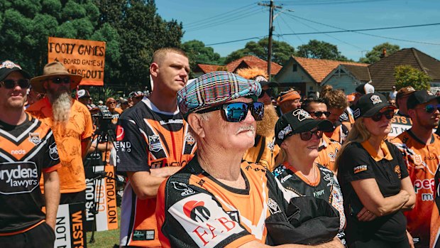Fans gathered in Ashfield to rally after four independent directors were sacked from the club’s board.