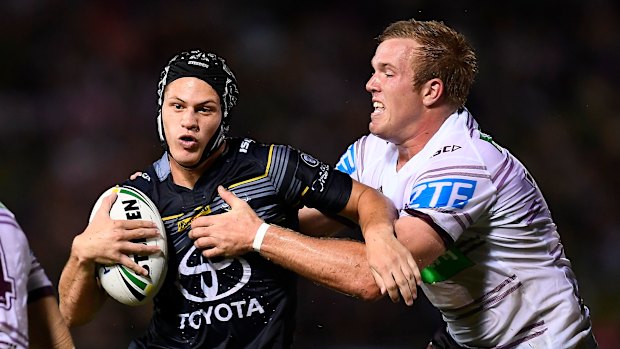 Kalyn pilga has done his first debut debut at 18 with cowboys.