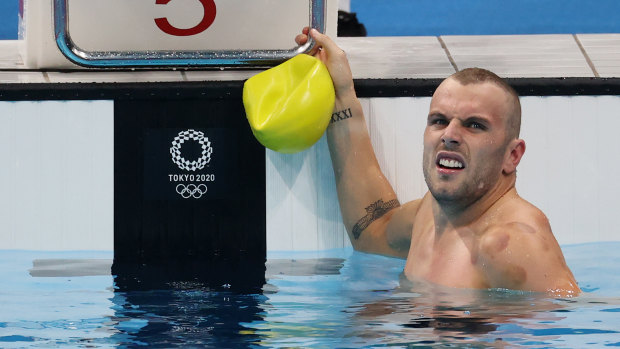 Big Dog: Kyle Chalmers was hungry for gold, but had to settle for silver.