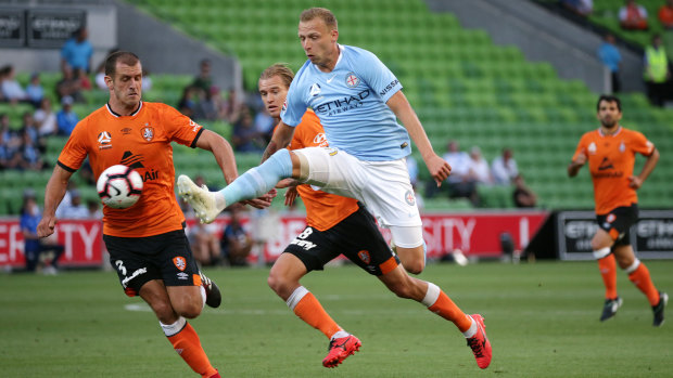 Melbourne's City Ritchie De Laet scored the winner on Friday night.