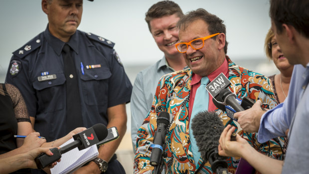 Former City of Port Phillip mayor Dick Gross has his own colourful dress code.