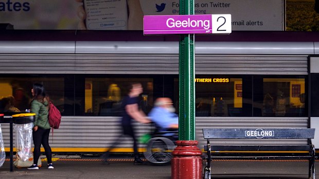 The Morrison government has committed $2 billion towards fast rail between Melbourne and Geelong.