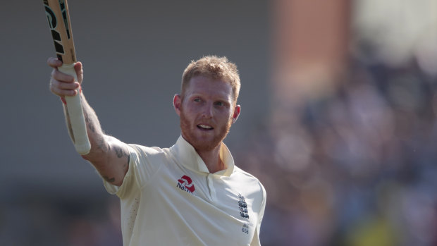 Ben Stokes makes his way from the pitch after leading England to an unlikely, historic victory.