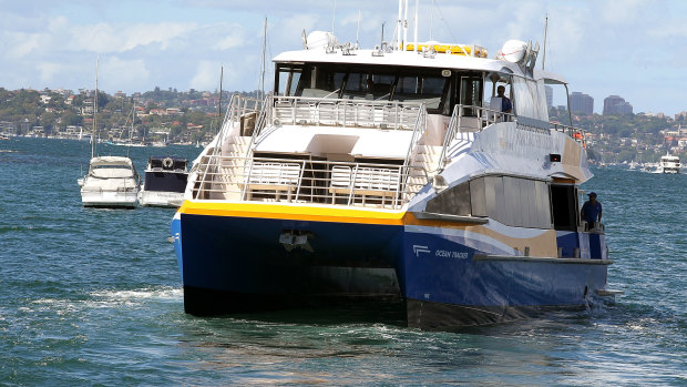 The changes impact Manly Fast Ferry's off-peak services.
