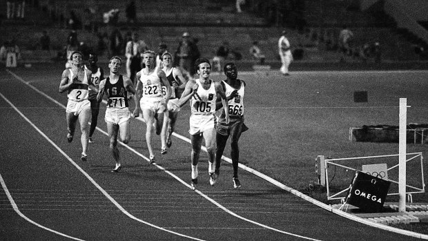 You've got to want it: Ralph Doubell wins gold in the 800 metres in 1968.