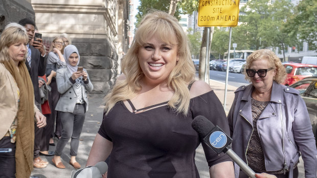 Wilson arriving at Melbourne's Court of Appeal in April.