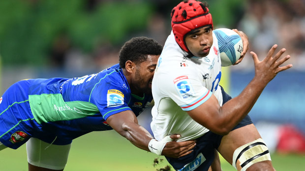 Langi Gleeson announced he was back in a barnstorming performance for NSW.