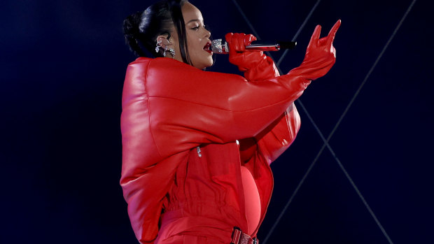 Rihanna Performs Her Greatest Hits at 2023 Super Bowl Halftime Show