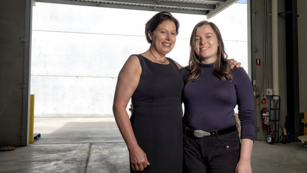 Meryl Dahlitz and Holly Gurling are part of a growing number of women taking the lead in family businesses. 