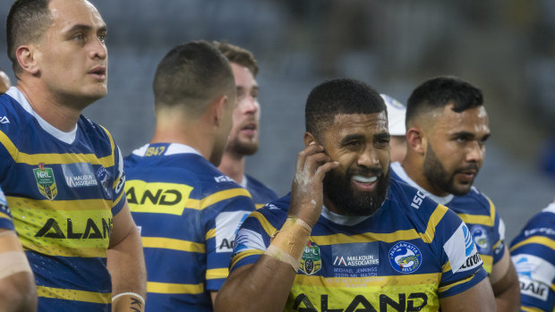There was no brotherly love for Parramatta's Michael Jennings who watched on as younger brother Robert scored four tries for South Sydney.