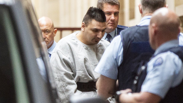 Accused Bourke Street driver Dimitrious Gargasoulas arrives at the Supreme Court on Wednesday.