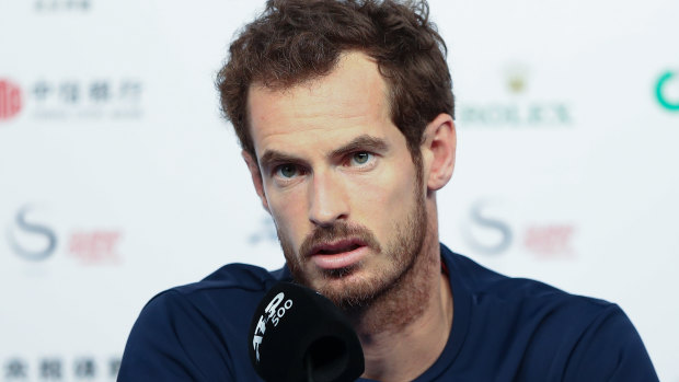 Andy Murray has had a setback on his long road back from surgery.