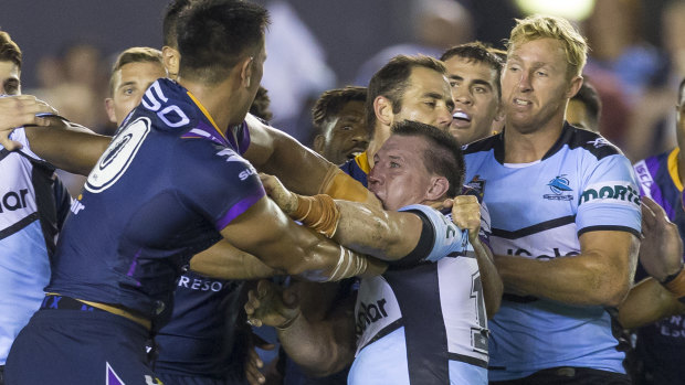 'We'll stand up to them': Cronulla have never taken a backwards step against the Storm.