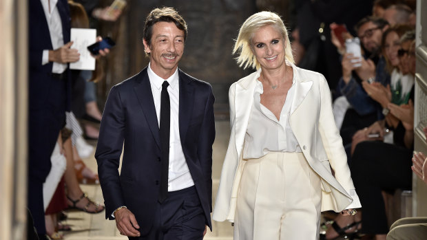 Piccioli and his former co-creative director Maria Grazia Chiuri, who left for Dior in 2016.