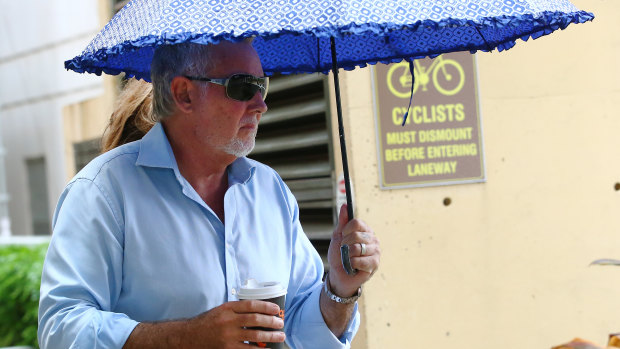 Goldsky founder Ken Grace outside the Federal Court.