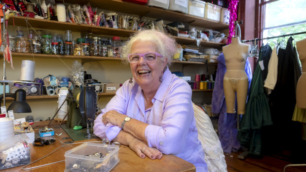 Rose Chong in her sewing room.