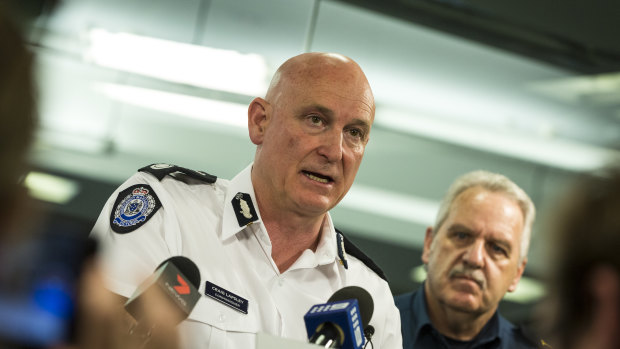 Former Emergency Commissioner Craig Lapsley, seen here at a news conference in 2018.