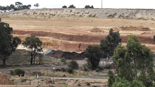 Maddingley Brown Coal in Bacchus Marsh was one of the landfill sites approved to take soil from the West Gate Tunnel.