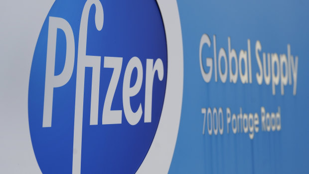 The Pfizer Global Supply manufacturing plant in Michigan.