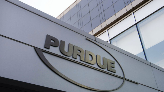 Purdue Pharma's headquarters in Connecticut.