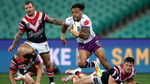 Melbourne Storm winger Josh Addo-Carr wants to play fullback next year.