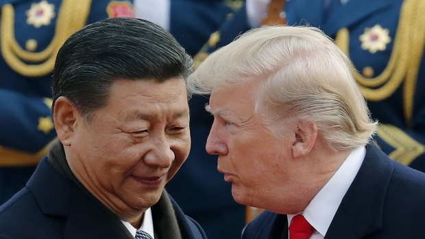 US President Donald Trump and Chinese President Xi Jinping.