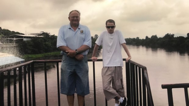 Bill Stefaniak and his son Jozef in Thailand in about 2013.