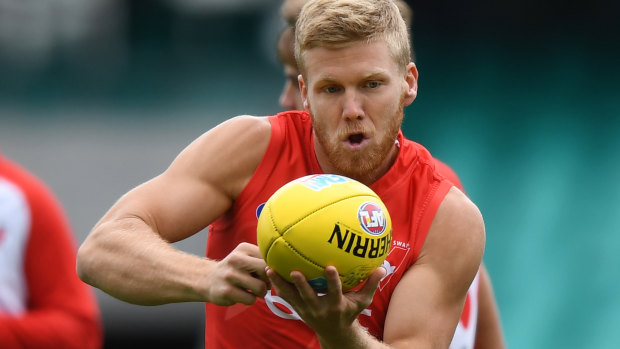 Big task: Can Dan Hannebery lift the Swans into the finals again?