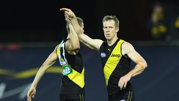 Jack Riewoldt goals for the Tigers.