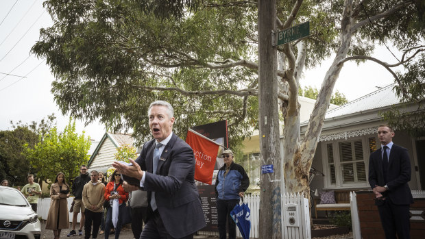 Nick West auctions 140 Byrne Street in Fitzroy North.