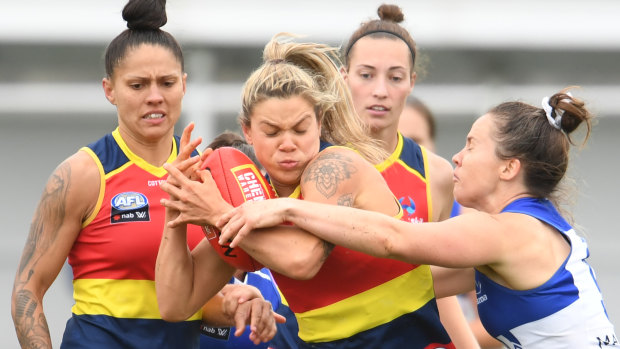 The 2020 AFLW season was abandoned due to the pandemic.