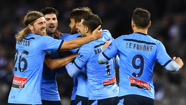Sydney FC were eight points ahead on the ladder before the season was interrupted.
