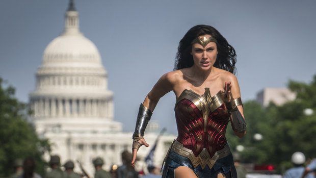 Wonder Woman 1984, starring Gal Gadot, has topped the weekend box office.