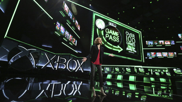 Ashley Speicher, Head of Engineering of Xbox Game Pass, speaks about the service at E3.
