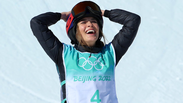 Former American skier Eileen Gu wins her first gold for China