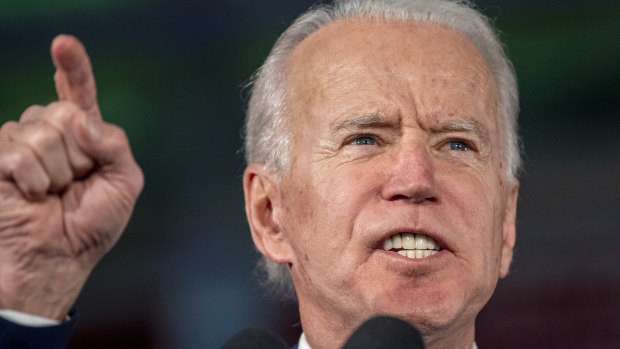 Democratic presidential candidate and former vice-president Joe Biden.