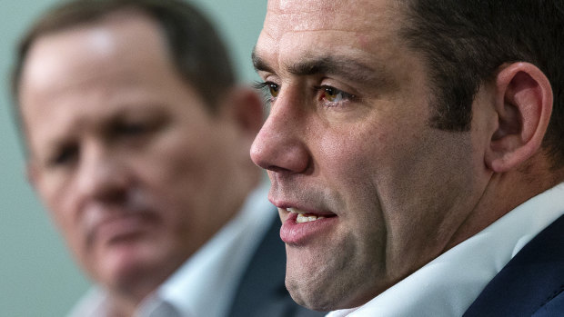 Stepping down: Cameron Smith leaves a massive hole for the Maroons to fill in this year's Origin.