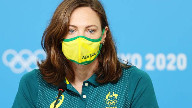 ‘Pressure is a pivilege’: Cate Campbell says the swimming team is now more focused on people than performances.