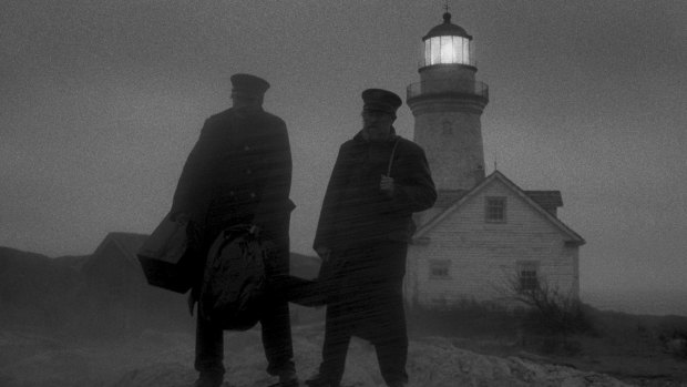 Willem Dafoe and Robert Pattinson in The Lighthouse.