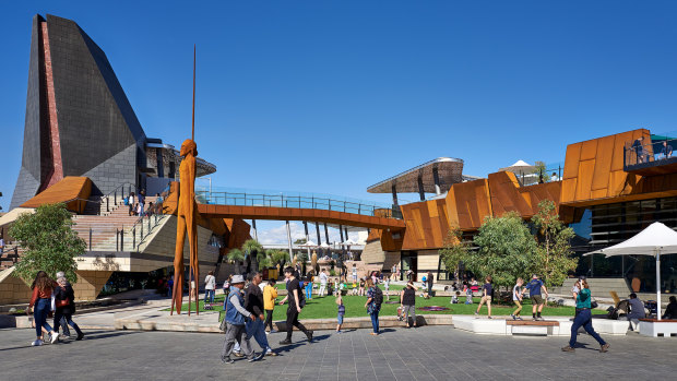 Perth's Yagan Square opened to much fanfare.