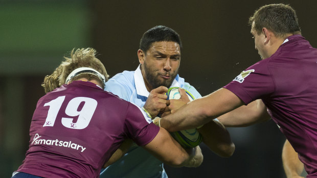 On song: Waratahs centre Curtis Rona is making the most of his opportunities. 