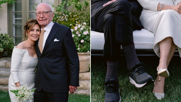 The verdict on Rupert Murdoch’s wedding sneakers: ‘I do’ or ‘I don’t’?