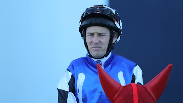 Andrew Gibbons is in action at Grafton on Tuesday.