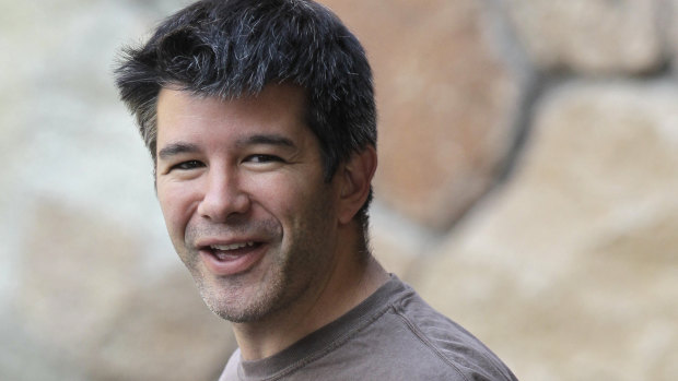 Uber founder Travis Kalanick's stake is worth about $US5 billion.
