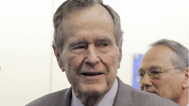 Former president George H. W. Bush in 2008.