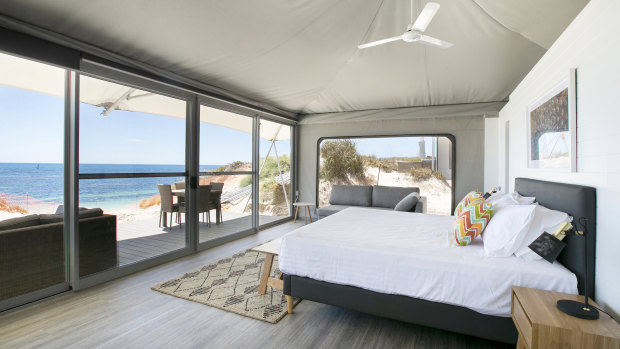 Road testing Rotto's $20m new glamping resort at Pinky Beach