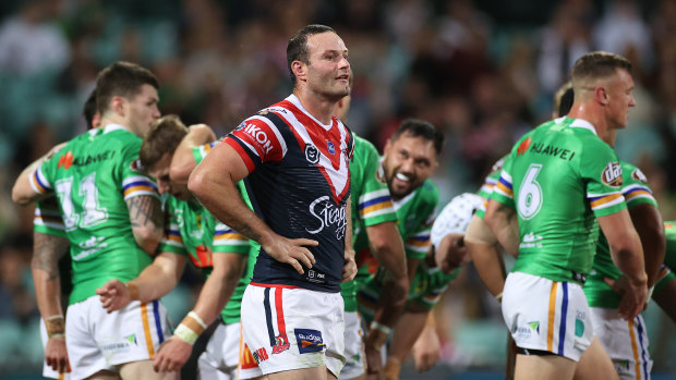 Courageous Roosters captain Boyd Cordner comes to terms with a tough defeat.