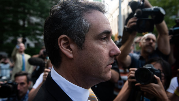 Michael Cohen, former personal lawyer to US President Donald Trump.