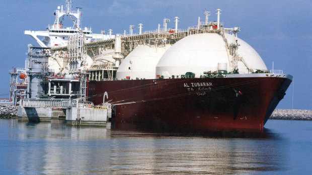There was strong demand from across Asia for liquefied natural gas.