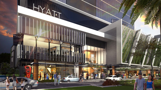 The new Hyatt Place Brisbane will open in South City Square in Woolloongabba in 2023.